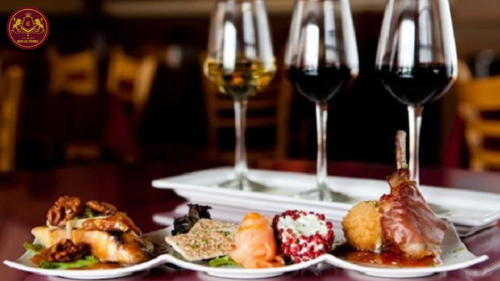 Sự kết hợp tuyệt vời giữa các món ăn với rượu vang Emblem Cabernet Sauvignon