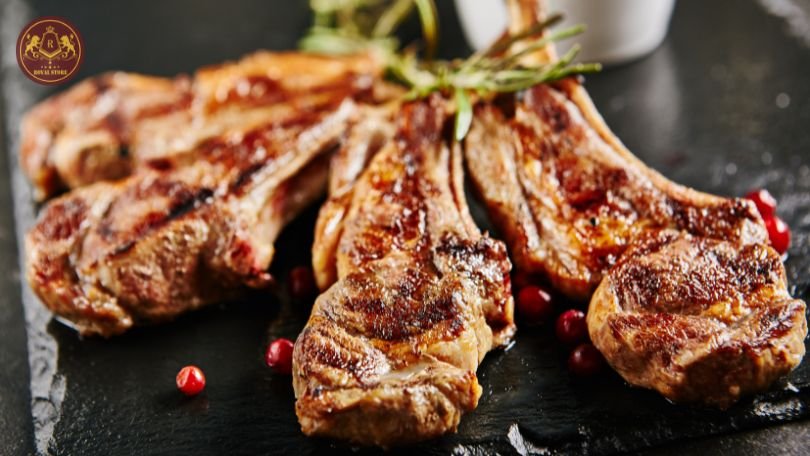 rượu vang đỏ với thịt nướng