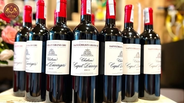 Rượu vang Pháp Chateau Capet Duverger tại cửa hàng royal store 