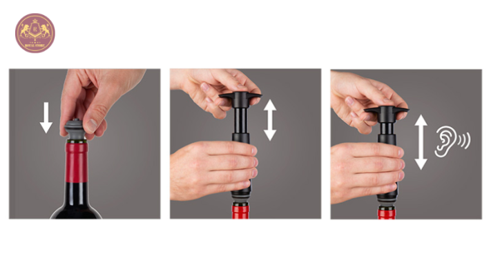 Cách sử dụng bơm hút chân không rượu vang