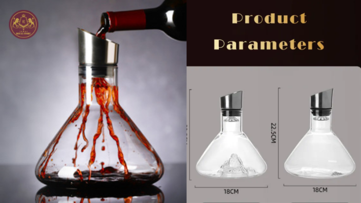 Mua ngay Decanter pha lê 3 trong 1 giá tốt chất lượng cao tại Royal Store
