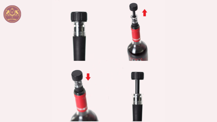 Hút chân không rượu vang