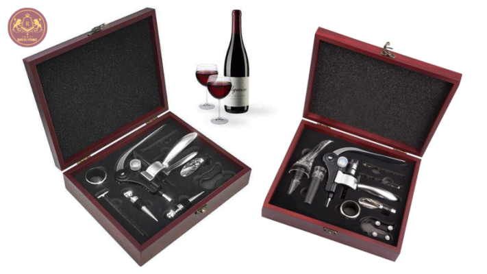 Bộ sản phẩm mở rót rượu vang 9 món