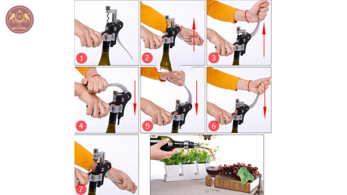 Bộ sản phẩm mở rót rượu vang 9 món
