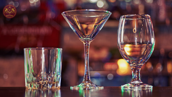 Bộ ly rượu vang pha lê