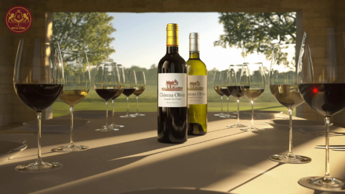 Rượu vang Chateau Olivier White