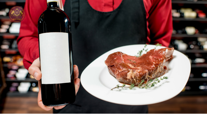 Thưởng thức các món ăn cùng rượu vang Oroperla Rose Extra Dry