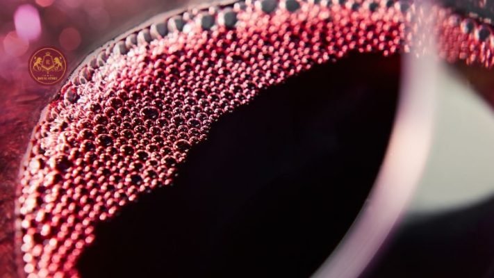 Màu đỏ tím đậm của rượu vang Castillo Campollano