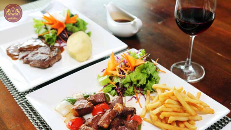 rượu vang và món ăn